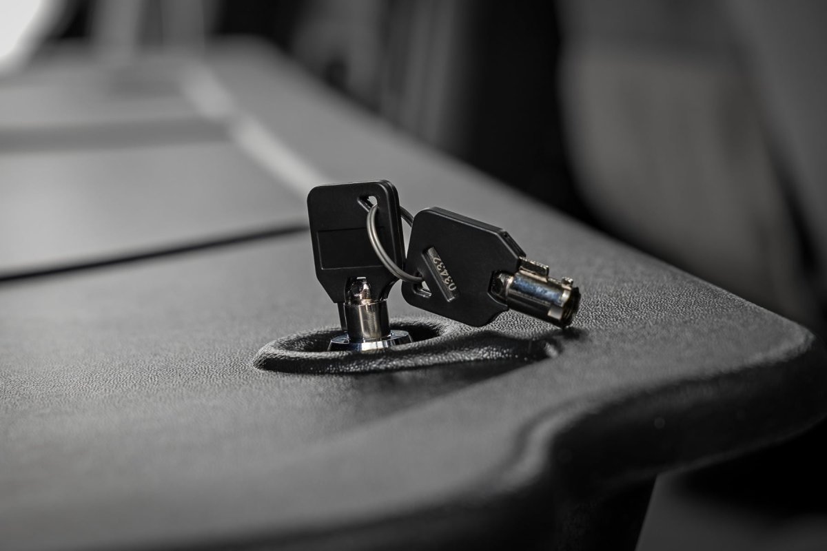 GMC Sierra 1500 Under Seat Storage with Locking Lid - Rough Country - Double Cab - '19-'26